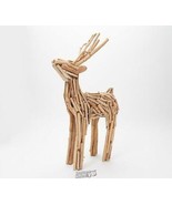 Scott Living 24&quot; Decorative Light Wooden Holiday Christmas Reindeer Buck... - £28.42 GBP