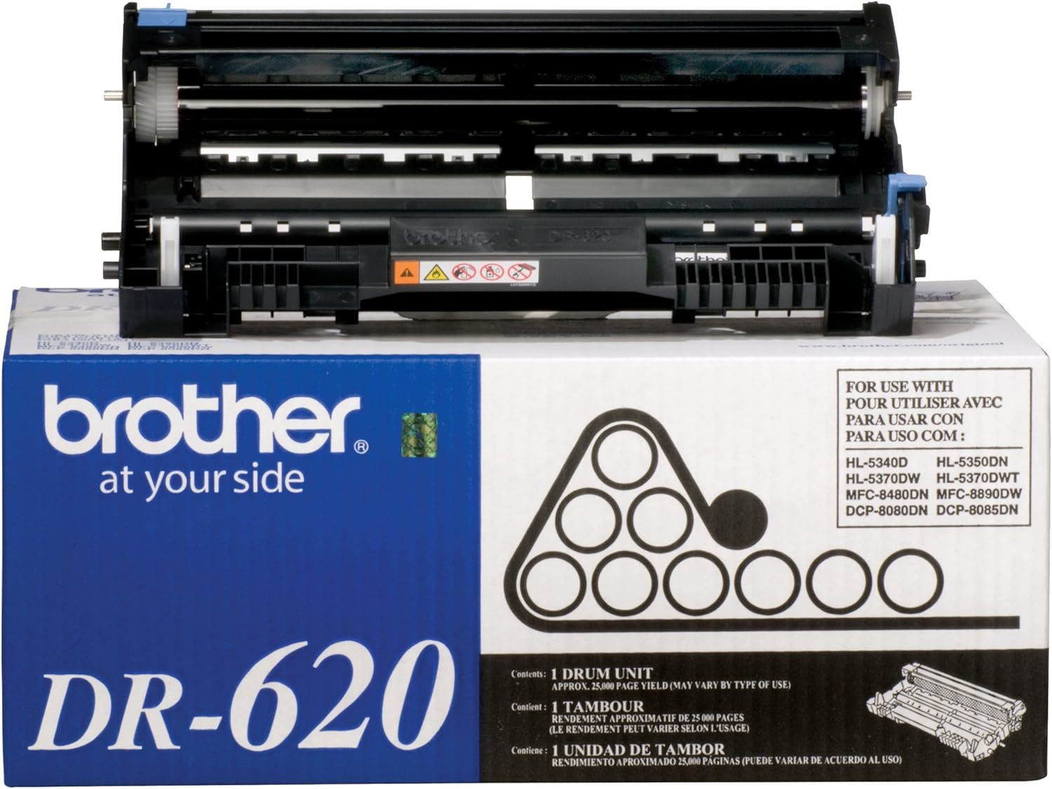 Brother Genuine -Drum Unit, Dr620, Seamless Integration, Yields Up To, Black - $185.99