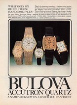 Bulova Accutron Quartz Watch 1978 Vintage Print Ad - $9.89