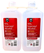 Member's Mark 91% Isopropyl Alcohol 2 x 32 Fl Oz EXP 06/2028 - $17.99