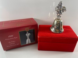 Madison Avenue 1st Edition 1996 &quot;Making Spirits Bright&quot; Silver Plate Santa Bell - £15.81 GBP
