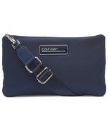 Calvin Klein Logo Jaina Nylon Navy Blue Crossbody Bag Handbag Purse - £38.36 GBP