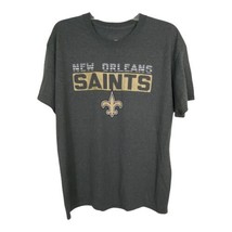 NFL Team Apparel Womens Shirt Size L Large New Orleans Saints Tee Football  - £15.78 GBP