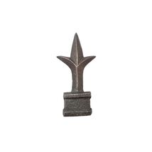3/4" Finial Triad for Square Pipe Gate Fence Topper Ornament Weld On Cas... - $1.20