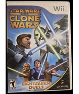 Star Wars The Clone Wars Lightsaber Duels Nintendo Wii Video Game  Jedi - $7.95 CAD