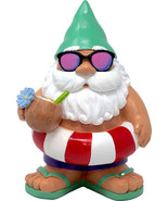 Beach Gnome 15120 Indoor Outdoor 8&quot; H Resin Garden Statuary - $565.28 MXN
