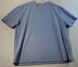 V46 Land &amp; Sea T Shirt Mens Size XL Blue Knit Polyester Short Sleeve Crew Neck - £10.29 GBP