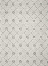 5 X 7 Ivory Hand Tufted Wool Ogee Indoor Area Rug - $232.49