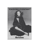 Faye Dunaway Blackgama &quot;What Becomes A Legend Most?&quot; RARE poster - $330.28 MXN