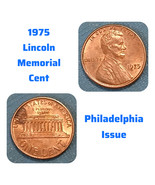 US 1975 Lincoln Memorial Cent - Phila Copper Issue - Nice Btr Circ Colle... - $4.78 CAD