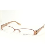 NEW VIA SPIGA Saronno 600 WHEAT EYEGLASSES GLASSES METAL FRAME 49-17-140mm - $510.25 MXN