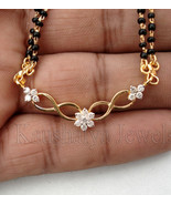 0.46ct Diamond Solid Gold Christmas Wedding Mangalsutra/Pendant Hallowee... - £899.77 GBP