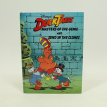 Disney Duck Tales Book 1989 Masters Of The Genie &amp; Send In The Clone Vintage - £15.37 GBP