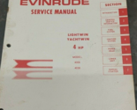 1970 Evinrude 4 HP LIGHTWIN YACHTWIN Service Shop Repair Manual OEM 4006... - $13.99