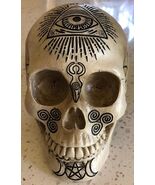 Skull Inscribed with Witchcraft Symbols! - $30.60 CAD
