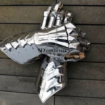 Medieval Knight Armor Gothic Gauntlets Gloves Warrior Armor x-mas gift - £127.80 GBP