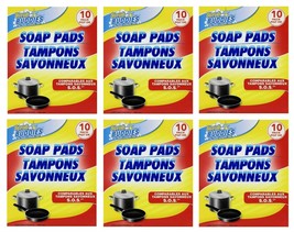 SCRUB BUDDIES STEEL WOOL SCRUBBING SOAP PADS SAVONNEUX ( 10 Pack in a BO... - $7.79+