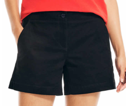 Nautica Women&#39;s Size 10 Black 2 Pockets Twill Shorts NWT - $14.39