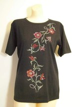Christine Alexander 100% cotton scoop shirt Cranberry vine size S - $759.65 MXN