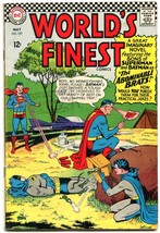 Worlds Finest #157 1966-BRATS!!!- Sons BATMAN-SUPERMAN Vg - £25.17 GBP