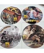 Lot of (4) 1970s Lifestyles Circular Cardboard Collectables With Fun Facts - $14.25