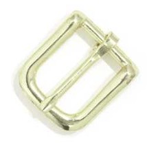 Tandy Leather #12 Bridle Buckle 5/8&quot; (16 mm) Brass Plated 1601-01 - £0.78 GBP