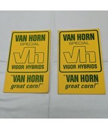 (2) 3.5&quot; X 5&quot; Vintage Van Horn Vigor Hybrids Data Memo Notebooks Cerro G... - $9.89