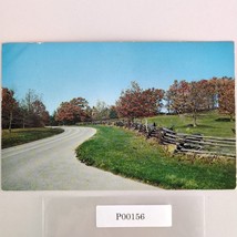 Vintage Blue Ridge Parkway Virginia Postcard 1963 Wood Split Rail Fence ... - $187.41 MXN