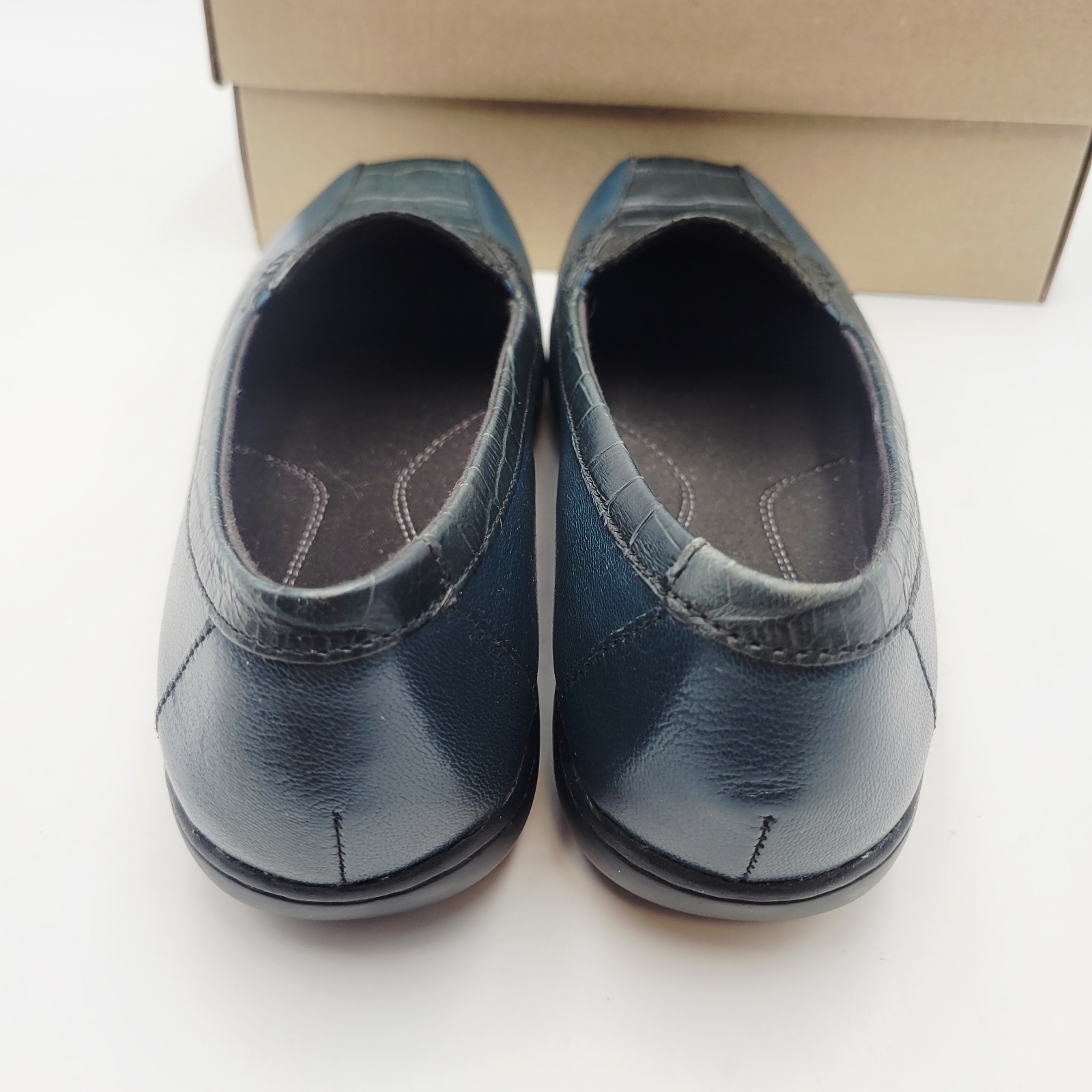 Clarks Women’s Shoes Sz 7.5 W Slip On Shoes Bayou BLUE  Item image 7
