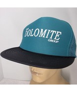 Nissun Turquoise Dolomite Group Mesh Snapback Trucker Hat Vintage Cap Bl... - $9.89
