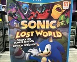 Sonic Lost World - Deadly Six Edition (Nintendo Wii U, 2013) Complete Te... - $79.59