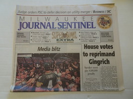 Milwaukee Journal Sentinel - January 22, 1997 - Packer Media blitz - New... - $13.69 CAD