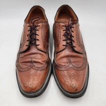 Dexter Long Wings USA Wingtip Men&#39;s Vintage Brown Dress Shoes Size 10.5 C - £55.48 GBP