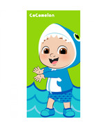 Cocomelon Little Shark 27x54 Beach Towel Multi-Color - £20.01 GBP