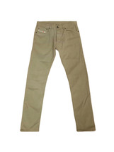 DIESEL Mens Trousers Tepphar Stylish Elegant Pale Olive Size 29W 000SEL3 - £50.15 GBP
