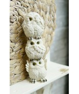 Ebros Stacked See Hear Speak No Evil Wise Acrobatic Fat Owls Figurine (W... - $28.58 CAD