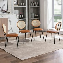 Industrial Indoor Dining Chair Set Of Four. Dining Chairs Set Of Two With Rattan - £122.67 GBP
