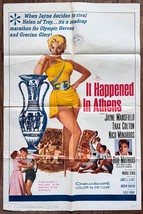 *IT HAPPENED IN ATHENS (1962) Jayne Mansfield, Trax Colton, Nico Minardo... - $95.00