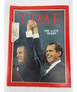 VTG Time Magazine August 16 1968 Spiro Agnew and Richard Nixon The GOP T... - $326.80 MXN