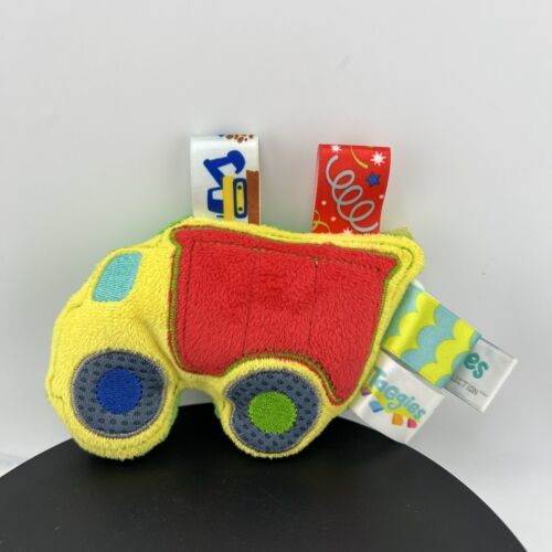 Taggies Wheelies Police Car Dump Truck Baby Toy Rattle 5" Mary Meyer - £4.49 GBP