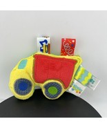 Taggies Wheelies Police Car Dump Truck Baby Toy Rattle 5&quot; Mary Meyer - £4.49 GBP