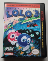 Adventures Of Lolo 3 Case Only Nintendo Nes Box Best Quality Available - £10.35 GBP