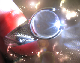 HAUNTED RING CRYSTAL BALL MASTER SIGHT ILLUMINATED WORLD COLLECT MAGICK  image 2