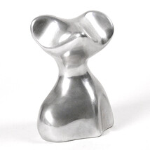 Hoselton Canada Solid Aluminum Mouse Figurine #374 Hand-Signed Unique - $105.69
