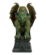 The Call of Cthulhu Alien Creature Seated On Pedestal Throne Desktop Fig... - £55.78 GBP