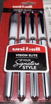 uni-ball Vision Elite Rollerball Pens Bold Point Black Ink 470087 - $12.08