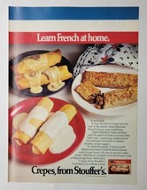 Stouffer&#39;s Crepes Learn French At Home 1980 Magazine Ad - $14.84