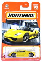 Matchbox - Porsche 918 Spyder - Yellow - Matchbox 70 Years - 2023 - Mint/NrMint  - £7.45 GBP