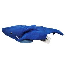 Gymboree Blue Terry Cloth Shark Plush Lovey Toy 2002 Baby Bath Puppet - $29.70