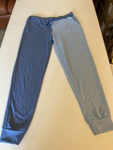 Jenni Colorblocked Loungewear Bottoms in Baby Blue-Size Small - $14.99